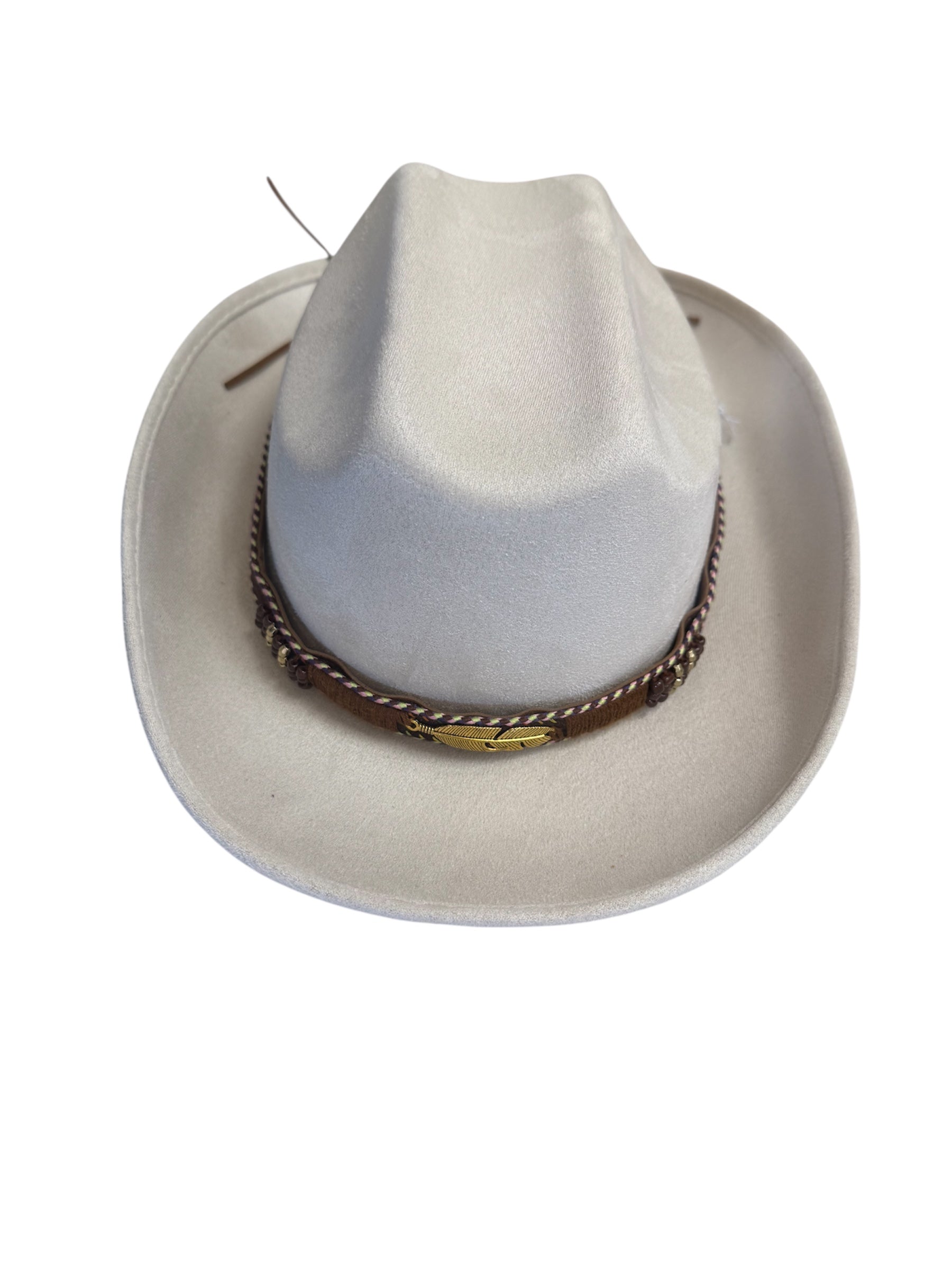 Beige cowgirl hat